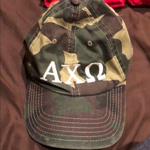 LIKE NEW Camo AXO alpha chi omega hat